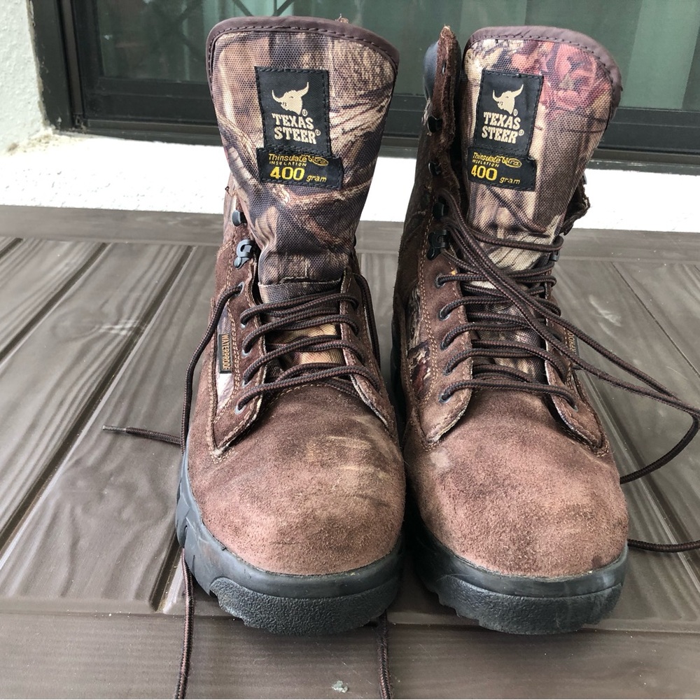 Texas Steer Brown Men's Boots 11W